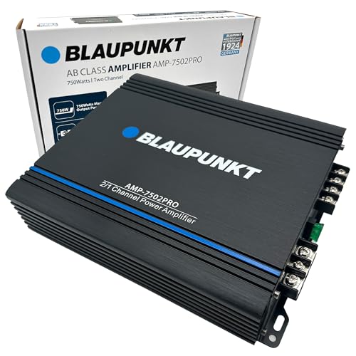Blaupunkt AMP7502PRO - Car Audio 2-Channel Full Range 2 Ohm Stable Amp Amplifier 1500 Watts Blaupunkt AMP7502PRO - Car Audio 2-Channel Full Range 2 Ohm Stable Amp Amplifier 1500 Watts